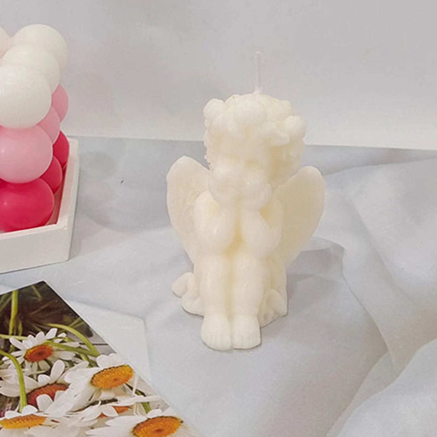 3D Angel Candle Aromatherapy Scented Candle For Home Decor Art Candle Cute Wax Candle Holiday Gifts