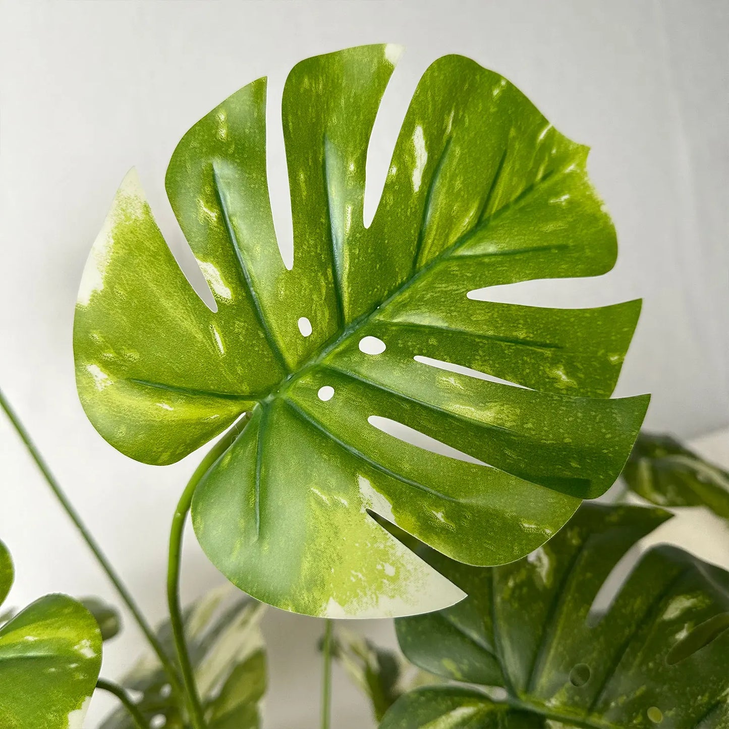 65/100cm Monstera Plant Plastic Leaf faux plant branch realistic leaves Ornamental indoor Artificial Plant for Home Office Decor