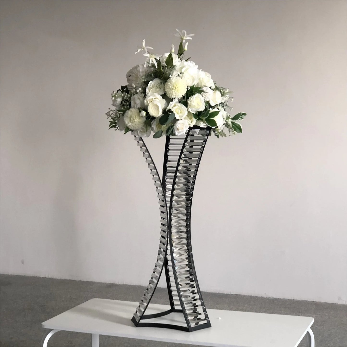 5PCS Acrylic Wedding Centerpiece Crystal Table Centerpieces 80 CM Pillar Road Leads Party Vase Diy Decoration
