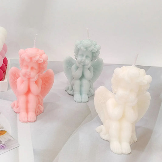 3D Angel Candle Aromatherapy Scented Candle For Home Decor Art Candle Cute Wax Candle Holiday Gifts