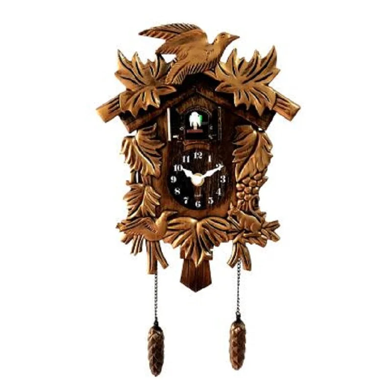 14inch Cuckoo Clock Living Room Wall Clock Bird Cuckoo Alarm Clock Wall-watch Children Unicorn Decorations Home Day Time Alarm