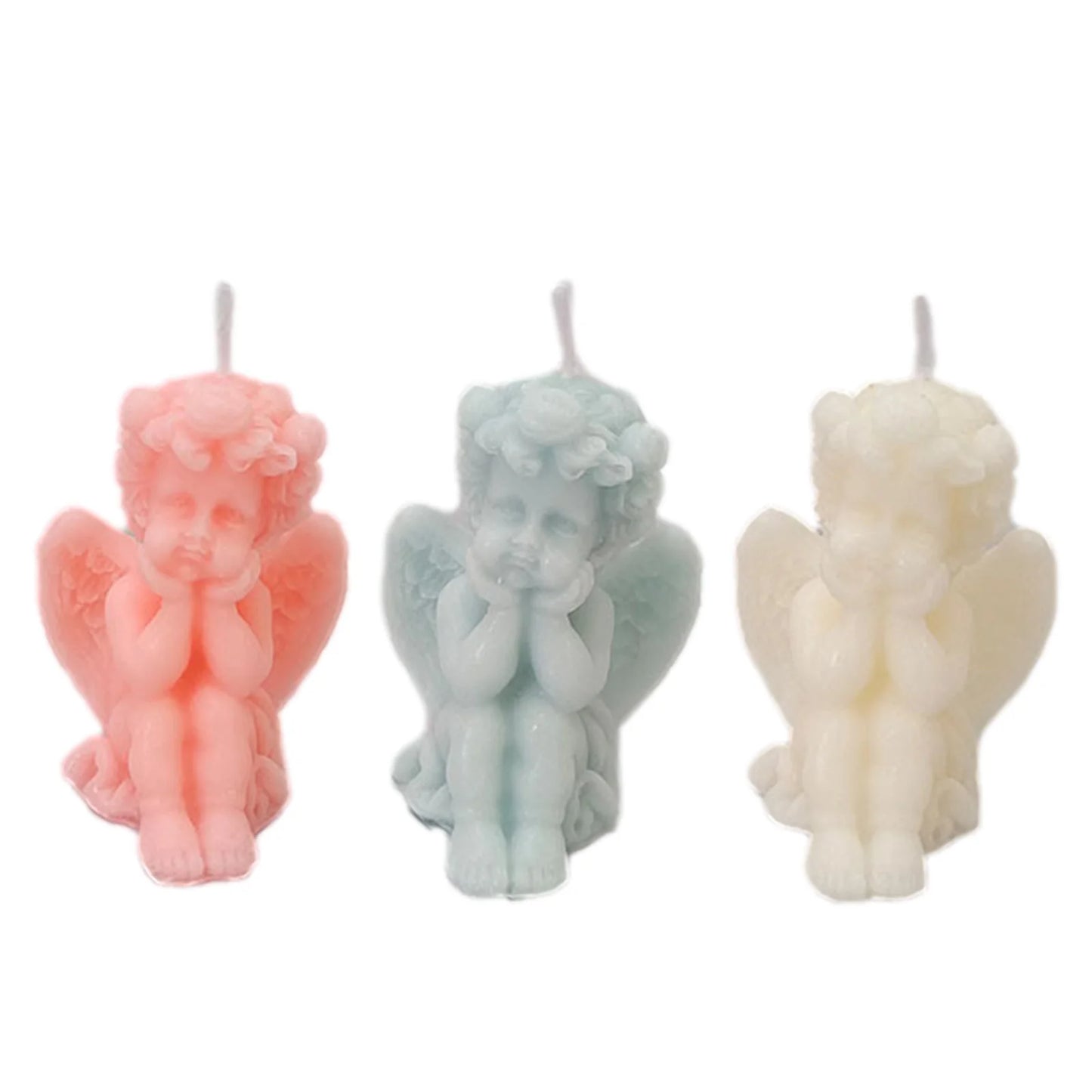 3D Angel Candle Aromatherapy Scented Candle For Home Decor Art Candle Cute Wax Candle Holiday Gifts