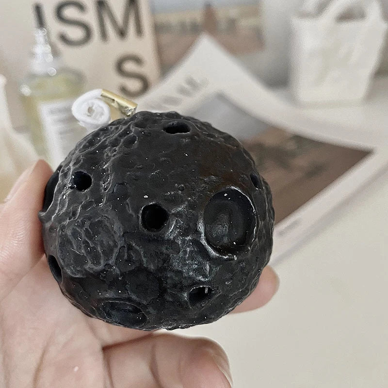 DIY Gift Box Set Black Moon Aromatherapy Candle Bedroom Creative Personalized Decoration With Hand Gift Spherical Moon Candle