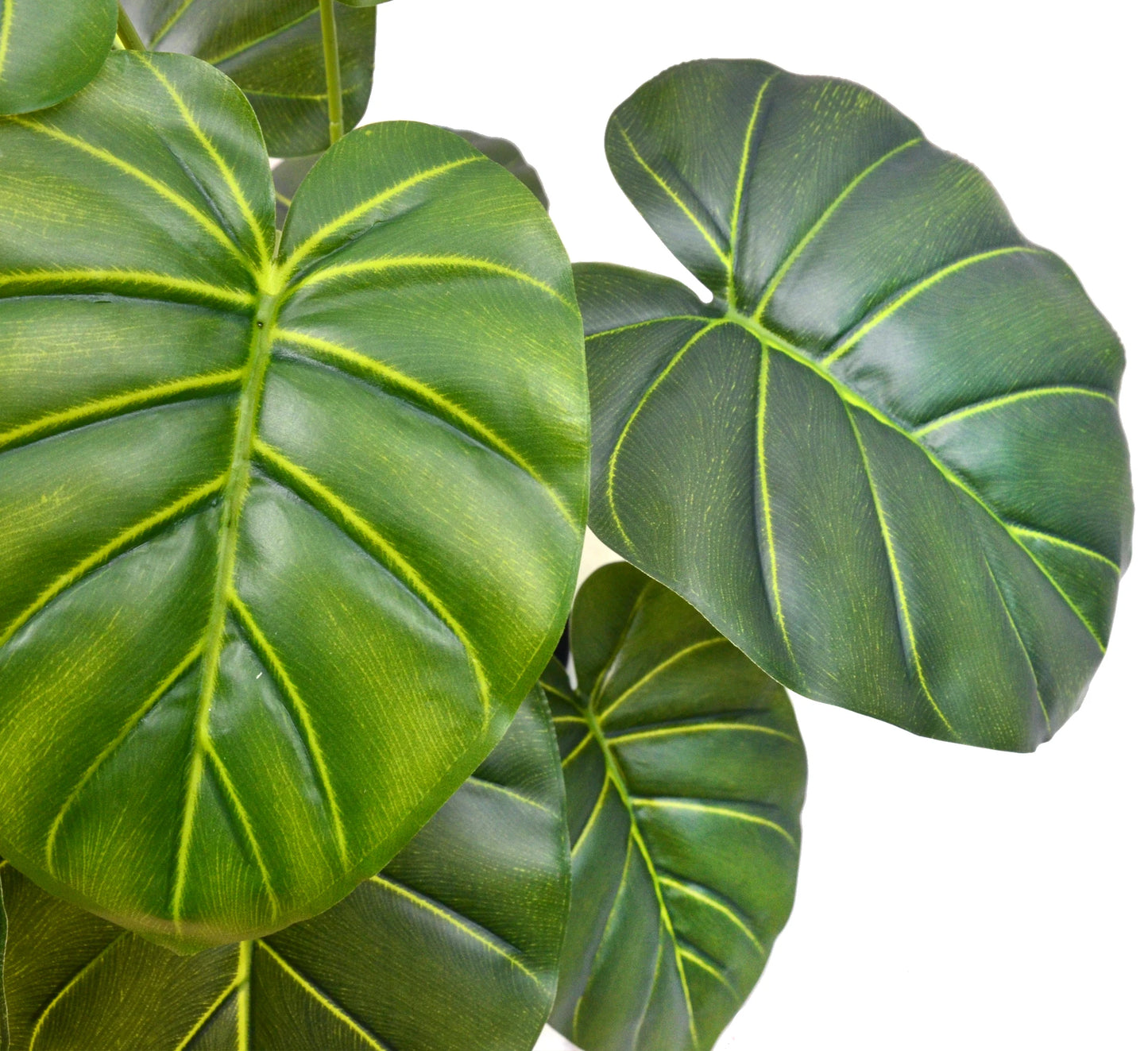 100 cm/39.4 inches Artificial Monstera deliciosa Pothos Alocasia Leaf Fake Plant Ornamental Festive Home Office Decoration
