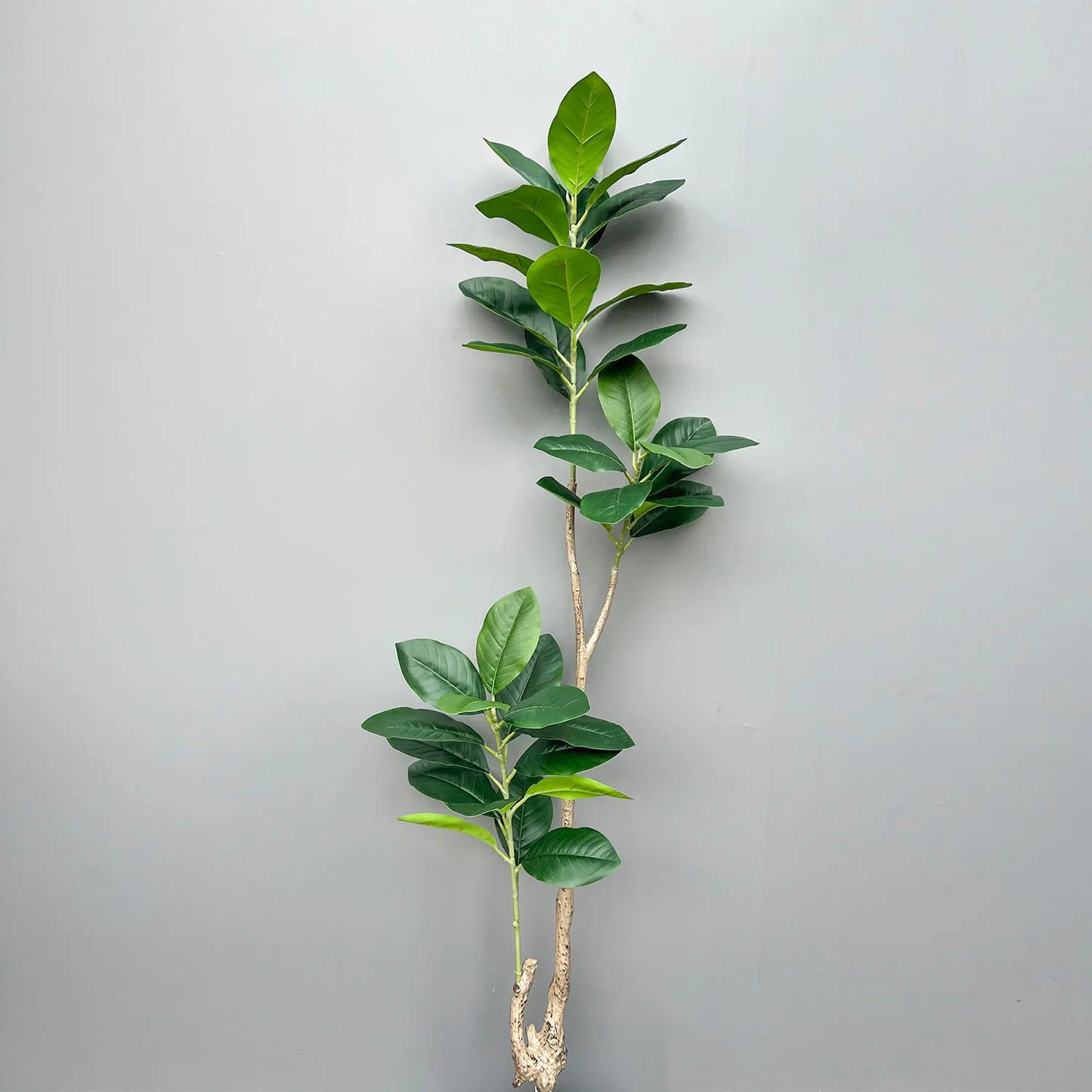 70/135cm Artificial Ficus Tree Branches Large Banyan Leaves Fake Rubber Plant Plastic Tall Plant Landscape For Home Garden Decor