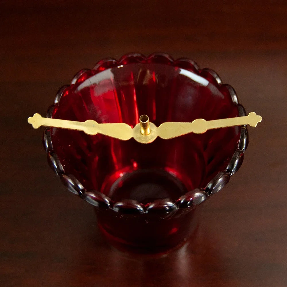 Religious Ritual Supplies Orthodox Church Candlestick for Candle and Oil Burning
