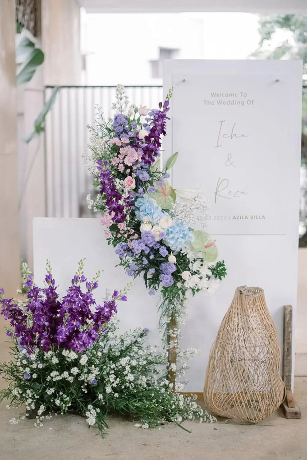 YeeNanee 6pcs Blue Delphinium Artificial Flowers Long Stem Larkspur for Wedding Centerpieces Floral Arrangements Home Vase Decor