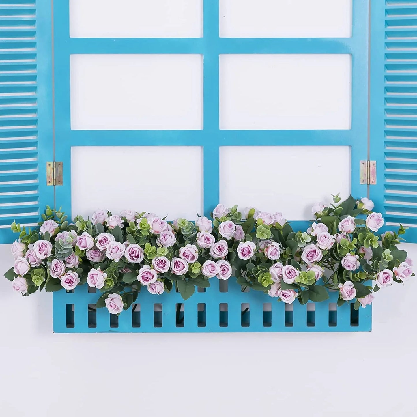 1pcs Artificial Flowers Bouquet Rose Eucalyptus Leaves Wedding Decoration Peony Fake Flower for Party Home Decor Outdoor