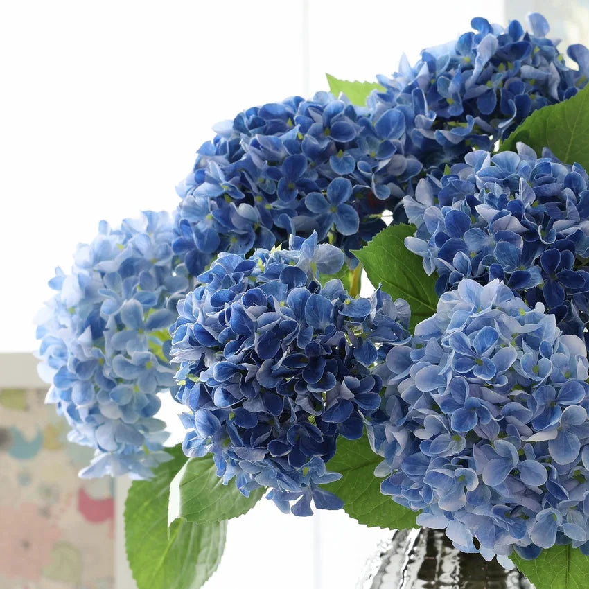 58cm Beautiful Silk Artificial Flowers Hydrangea bouquet for Home Party Wedding living room   decoration accessories