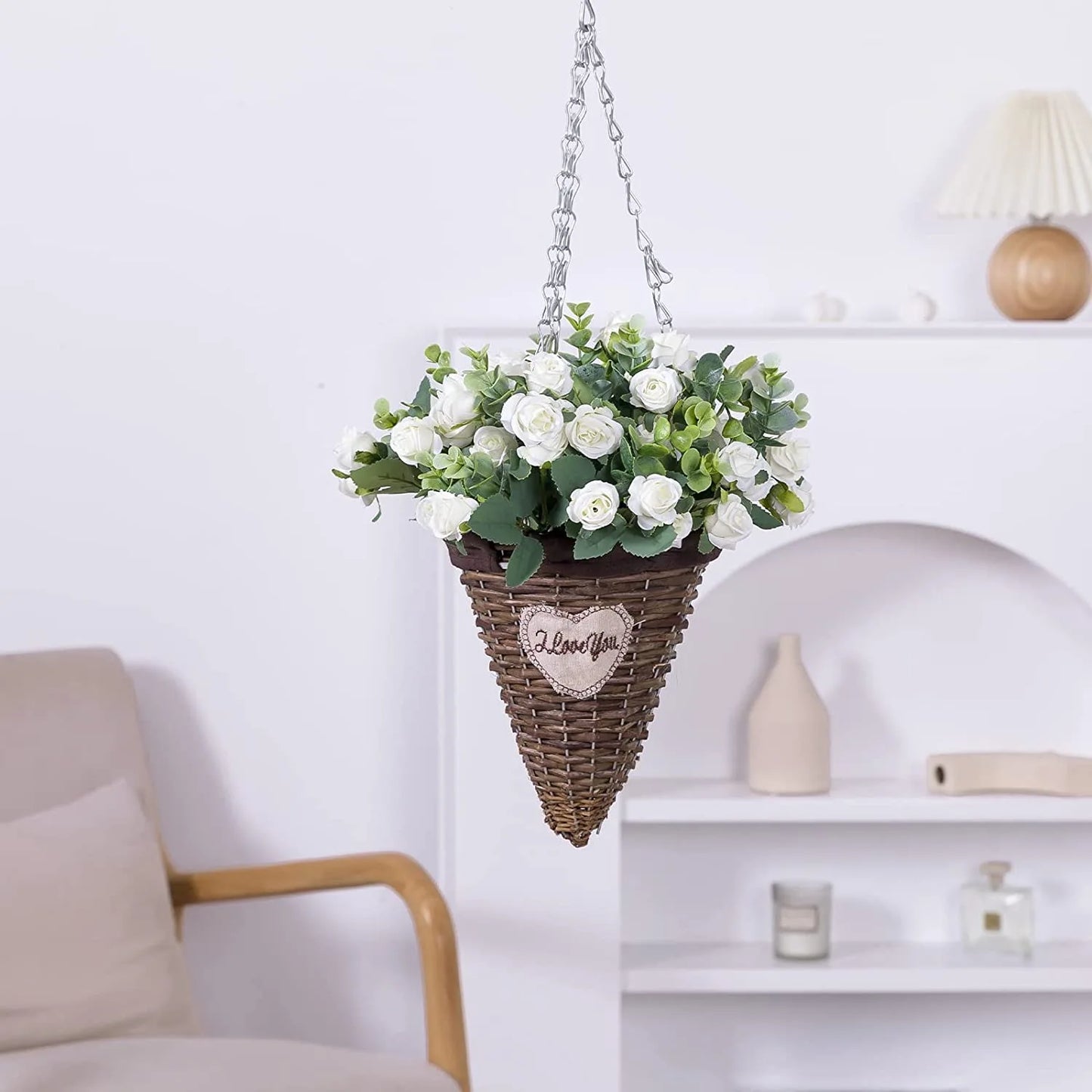 1pcs Artificial Flowers Bouquet Rose Eucalyptus Leaves Wedding Decoration Peony Fake Flower for Party Home Decor Outdoor