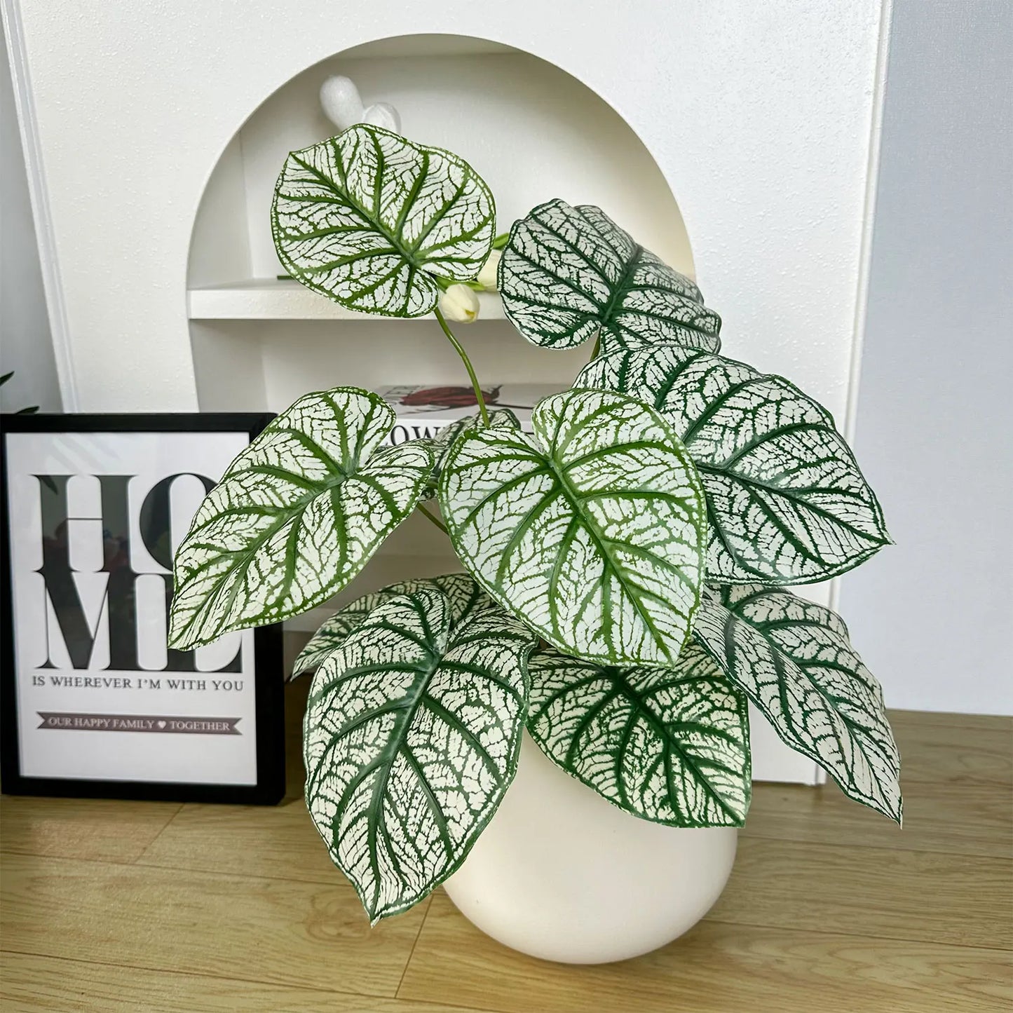 65/100cm Monstera Plant Plastic Leaf faux plant branch realistic leaves Ornamental indoor Artificial Plant for Home Office Decor