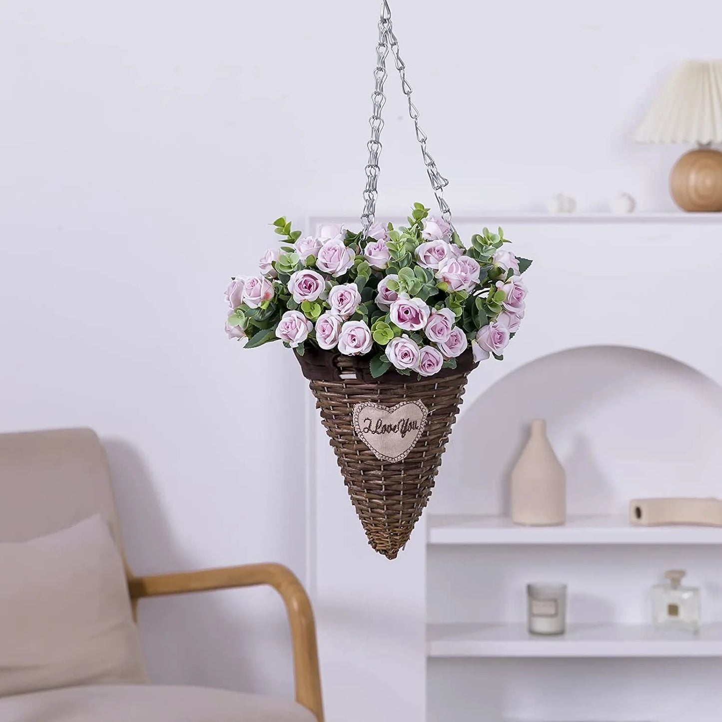 1pcs Artificial Flowers Bouquet Rose Eucalyptus Leaves Wedding Decoration Peony Fake Flower for Party Home Decor Outdoor