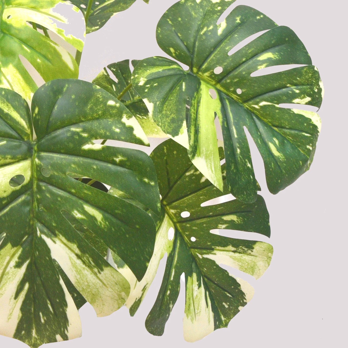 100 cm/39.4 inches Artificial Monstera deliciosa Pothos Alocasia Leaf Fake Plant Ornamental Festive Home Office Decoration