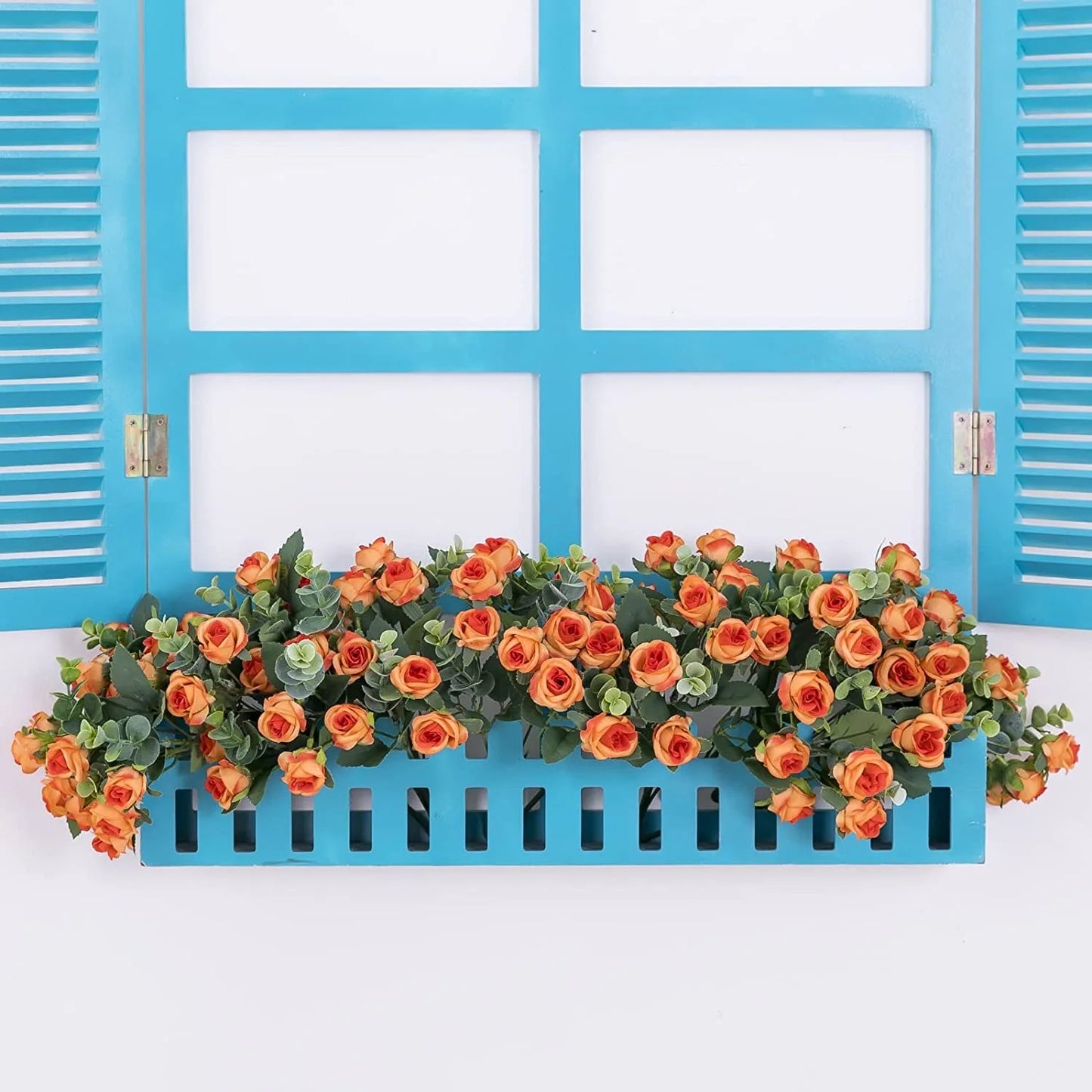 1pcs Artificial Flowers Bouquet Rose Eucalyptus Leaves Wedding Decoration Peony Fake Flower for Party Home Decor Outdoor