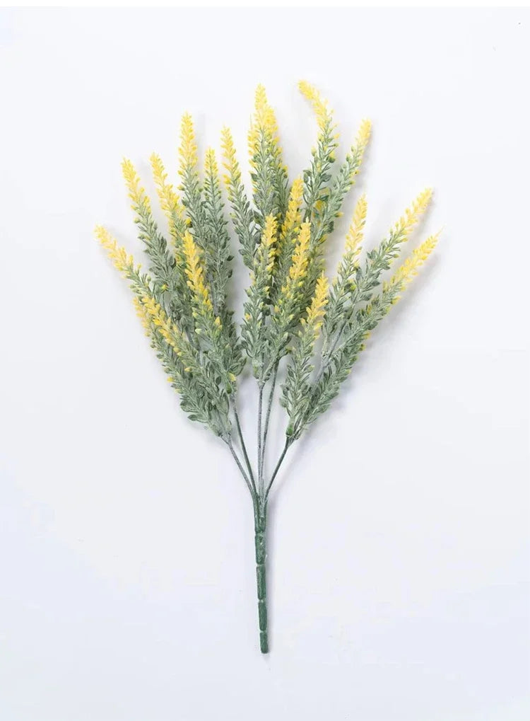 A Bunch of Provence Lavender Plastic Artificial Flowers False Plants Wedding Home Outdoor Garden Decoration Table Decoration