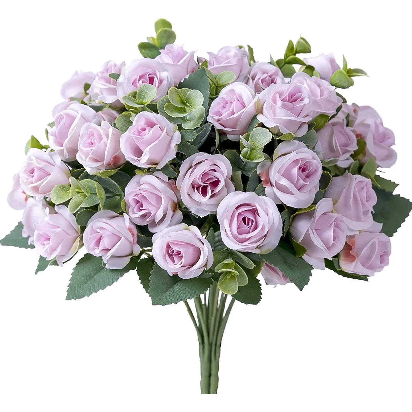1pcs Artificial Flowers Bouquet Rose Eucalyptus Leaves Wedding Decoration Peony Fake Flower for Party Home Decor Outdoor