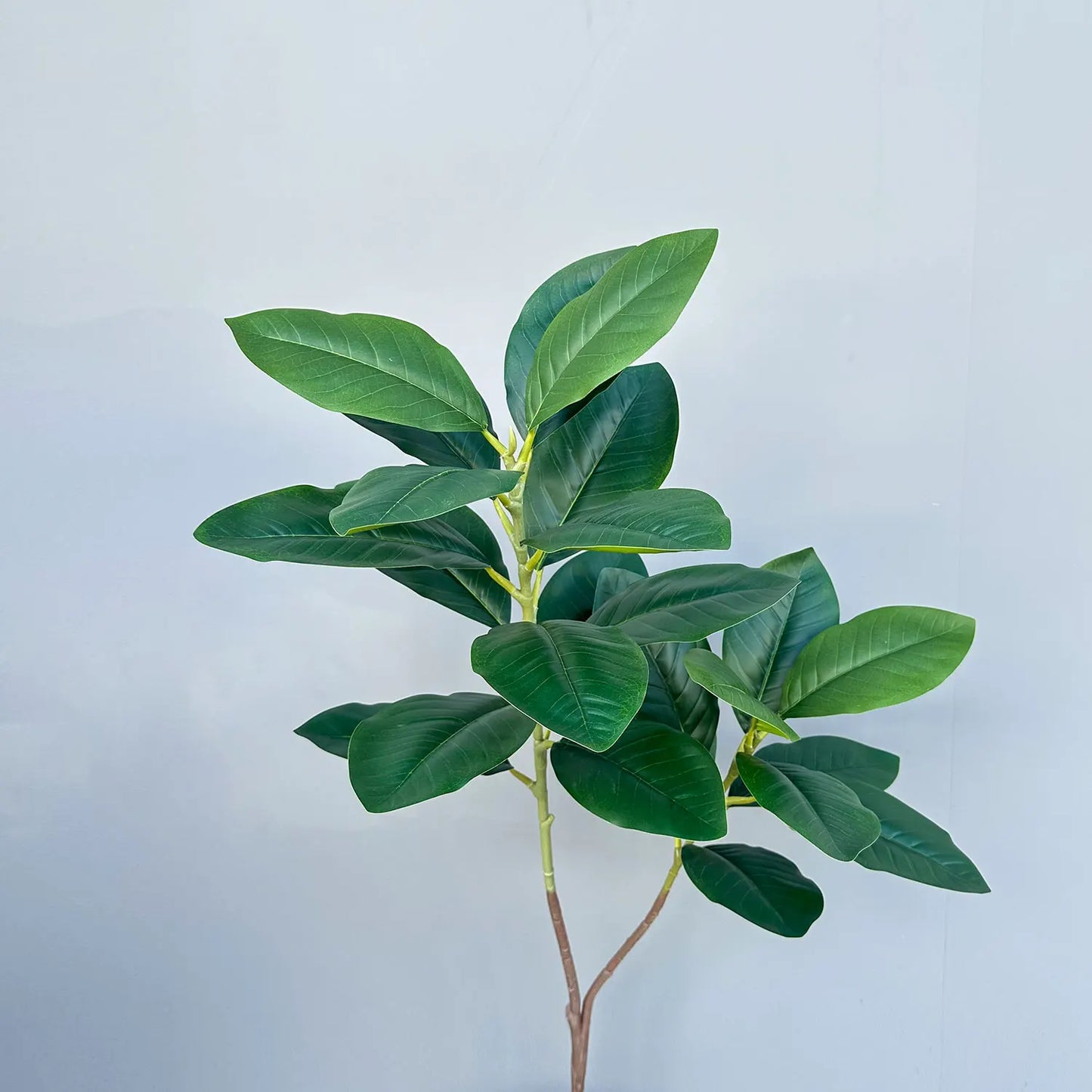 70/135cm Artificial Ficus Tree Branches Large Banyan Leaves Fake Rubber Plant Plastic Tall Plant Landscape For Home Garden Decor