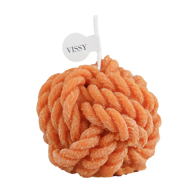 Handmade Cute Thread Ball Candle Scented Candle Aromatherapy Soy Wax Candle Birthday Candles Party Home Decoration Photo Props