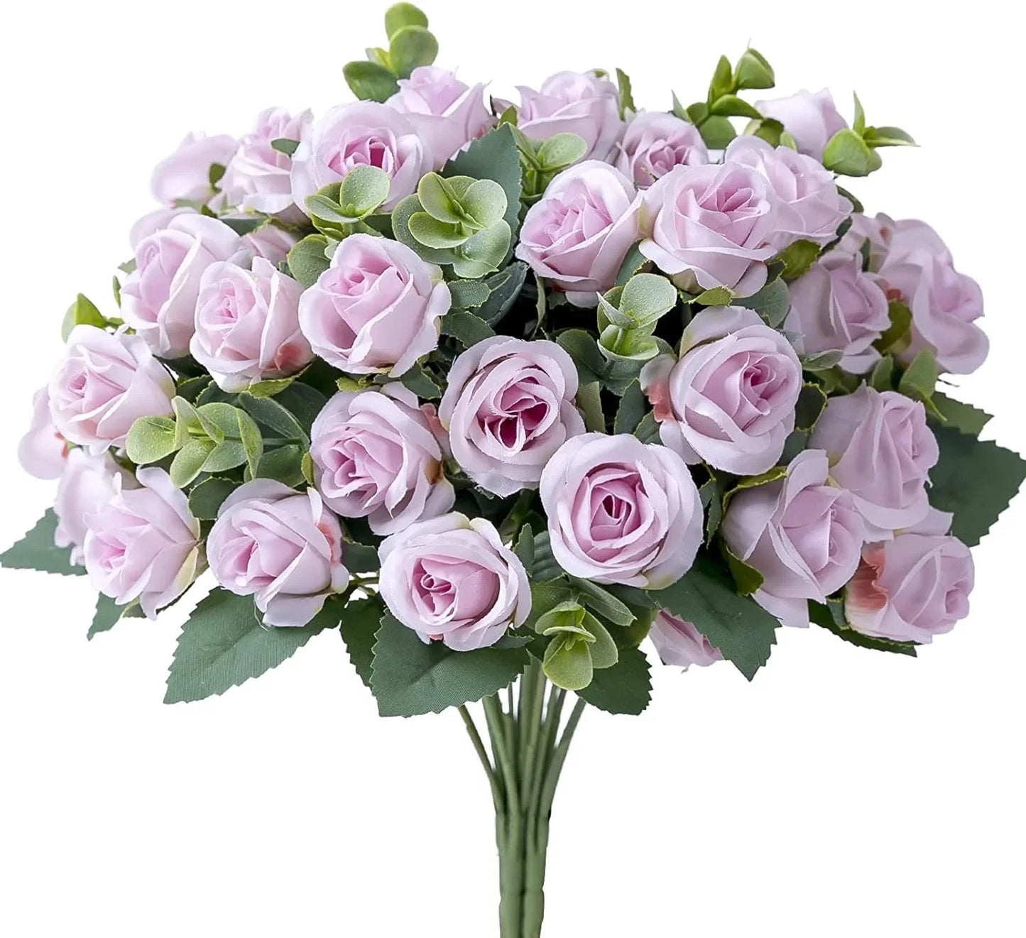 1pcs Artificial Flowers Bouquet Rose Eucalyptus Leaves Wedding Decoration Peony Fake Flower for Party Home Decor Outdoor
