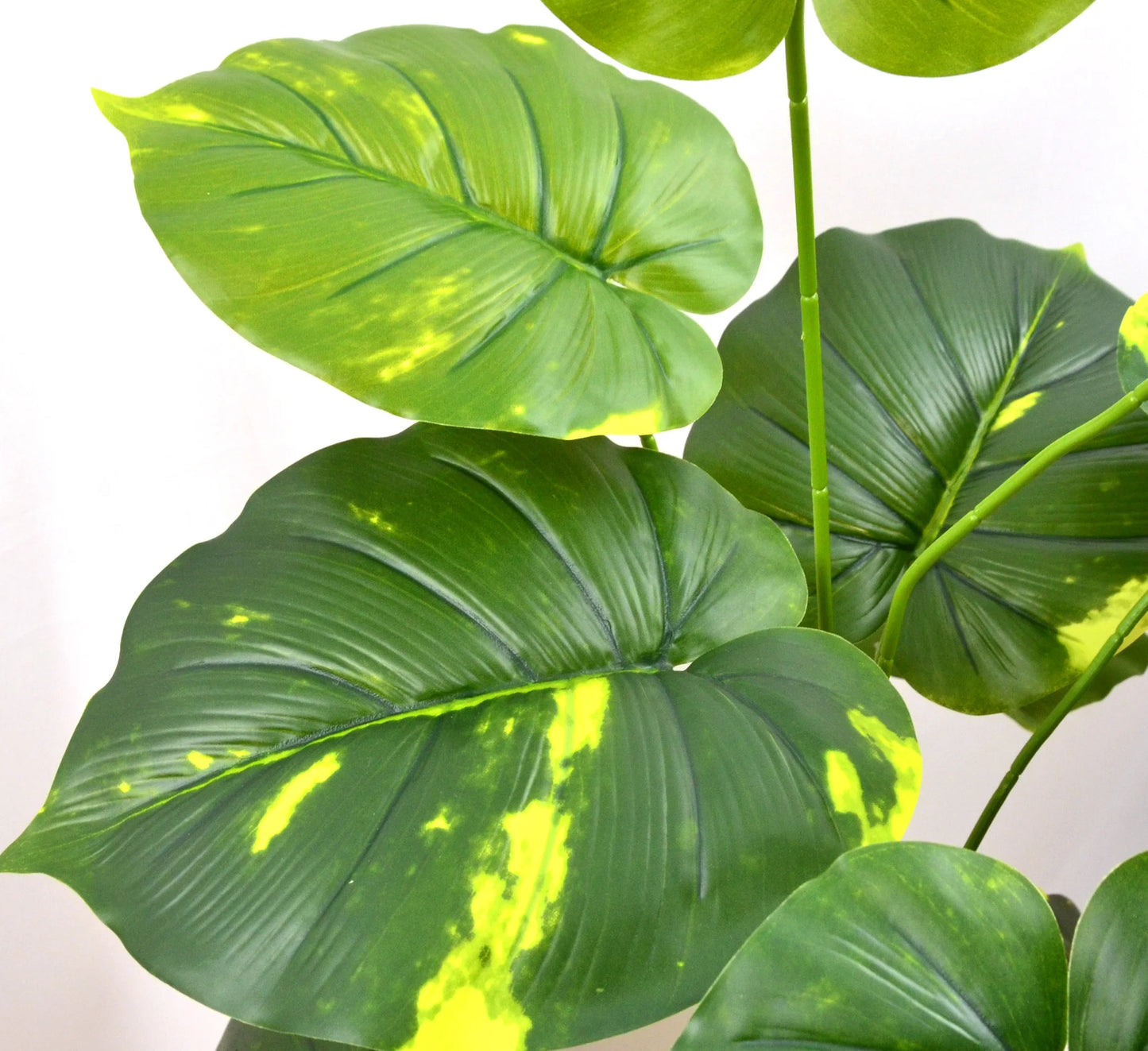 100 cm/39.4 inches Artificial Monstera deliciosa Pothos Alocasia Leaf Fake Plant Ornamental Festive Home Office Decoration