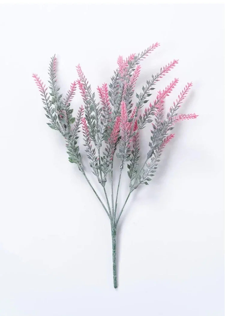 A Bunch of Provence Lavender Plastic Artificial Flowers False Plants Wedding Home Outdoor Garden Decoration Table Decoration