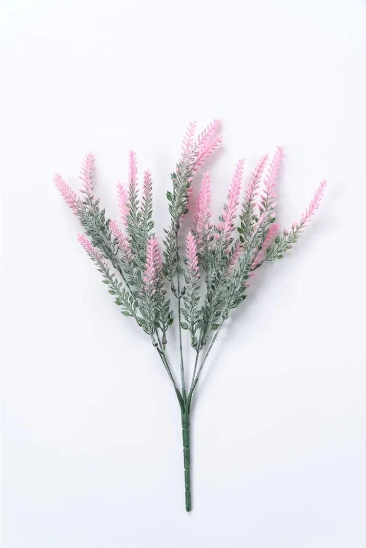 A Bunch of Provence Lavender Plastic Artificial Flowers False Plants Wedding Home Outdoor Garden Decoration Table Decoration