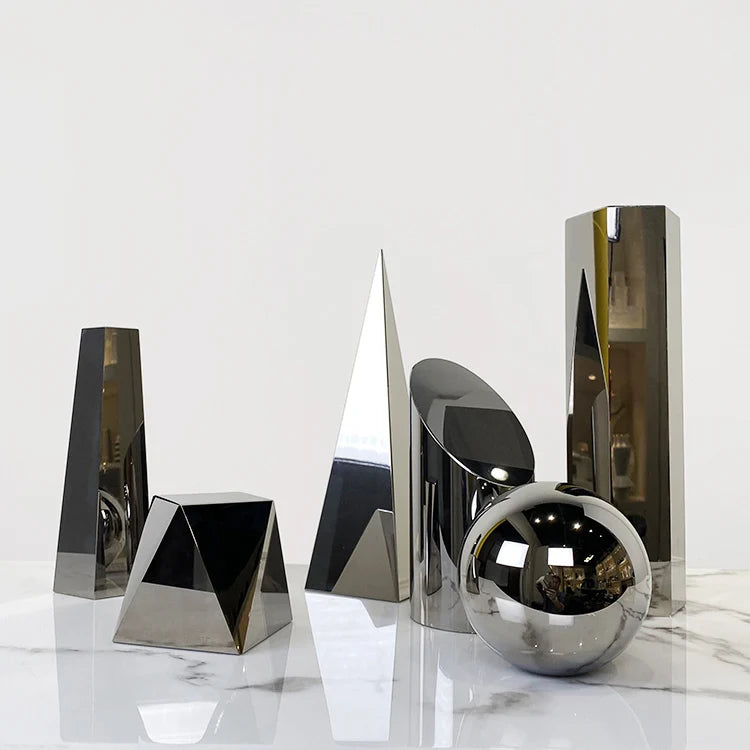 Room decorations modern minimalist bedroom home accessories office desk table geometric crystal maison nordic style art ornament