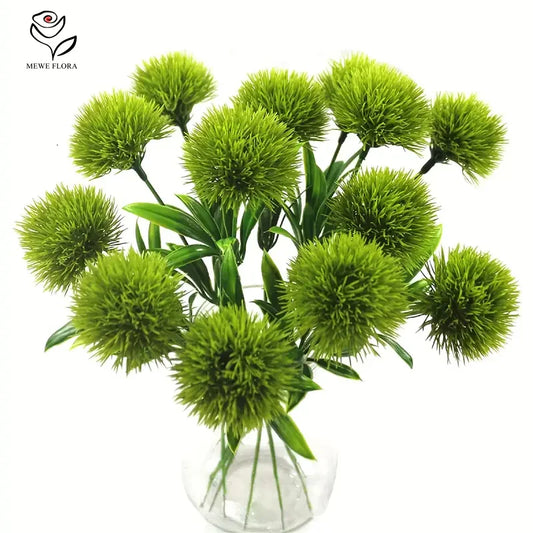 10Pcs Dandelion Artificial Flowers Fake Dandelions Bouquet Boho Home Vase Room Garden Decoration Simulation Plants Wedding Decor